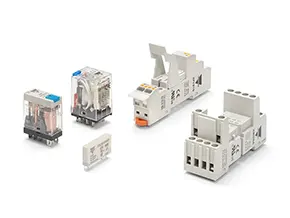 Industrial relays and sockets